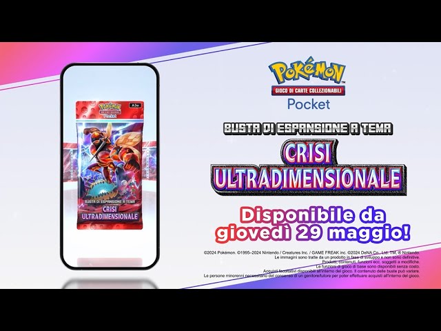 GCC Pokémon Pocket: Crisi Ultradimensionale | In arrivo il 29 maggio!