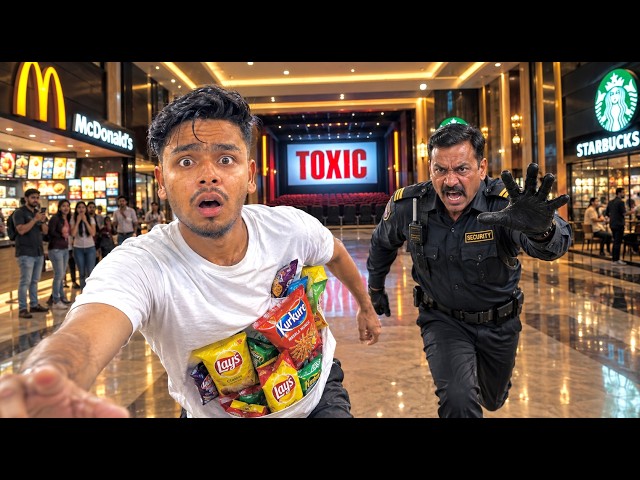 I Sneaked Food Into 3 Illegal Places!