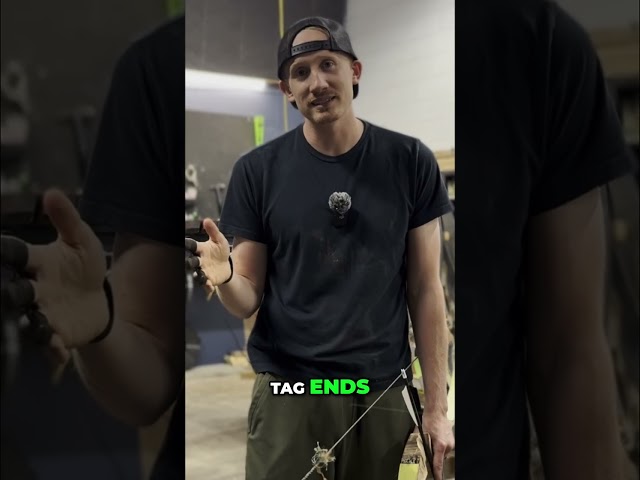 Don't Trim Your Bowstring Tag Ends! The Secret to Quieter Shots #shorts