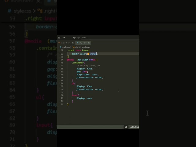 Build an Animated Navbar with hover Effect using HTML and CSS #coding # #html #cssanimation