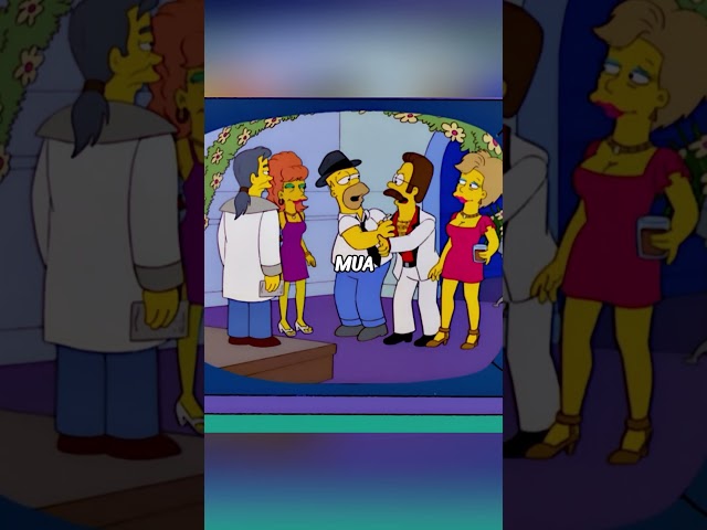 Homer actually married a second wife! #anime #animerecap #TheSimpsons