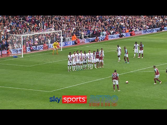Dimitri Payet's amazing free-kick for West Ham against Crystal Palace