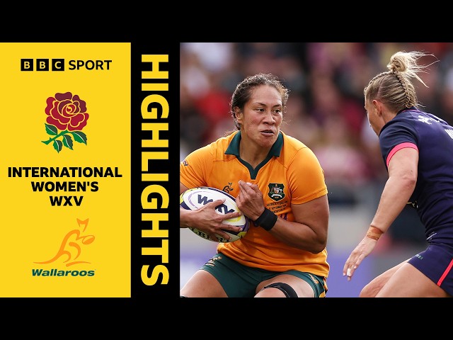 Red Roses Roar! | England v Australia Highlights | WXV Global Series