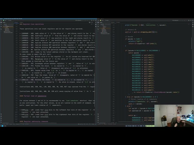 Making and running a simple CPU: instruction decoding