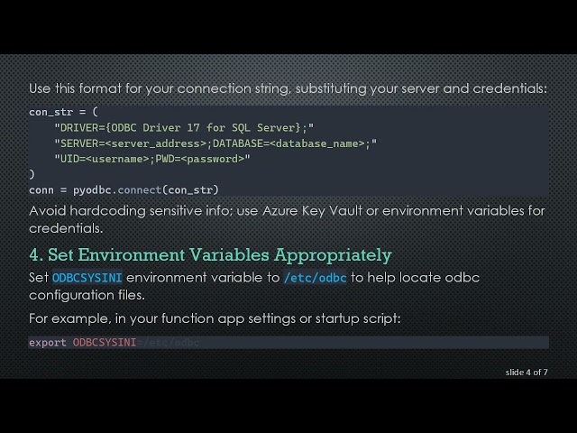 Fixing MAX_PROVS Error in Azure Functions When Connecting to SQL Server with pyODBC
