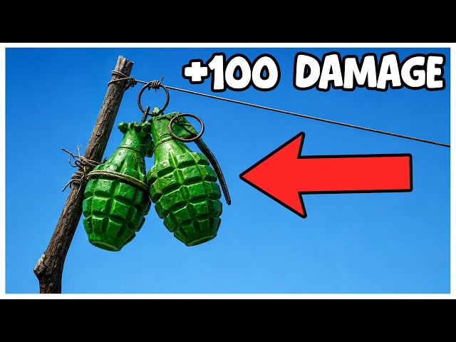 I Abused The Trip Wire Trap In Rust...