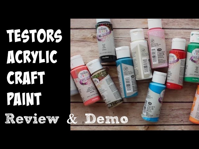 Testors Acrylic Paints Review and Demo
