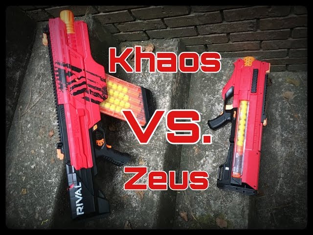 Nerf Rival Khaos Vs. Nerf Rival Zeus (Full Auto or Compact Semi?)