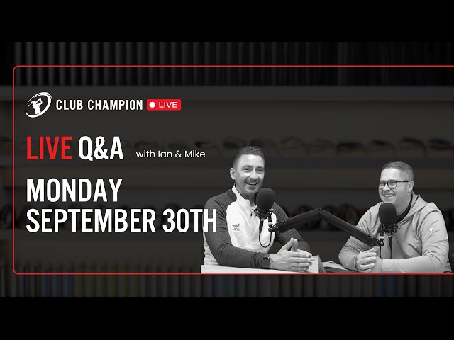 Club Champion Media Live Q&A // Monday, September 30th 2024