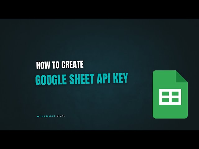 How to Create Google Sheets API Key (Step-by-Step Guide 2025)