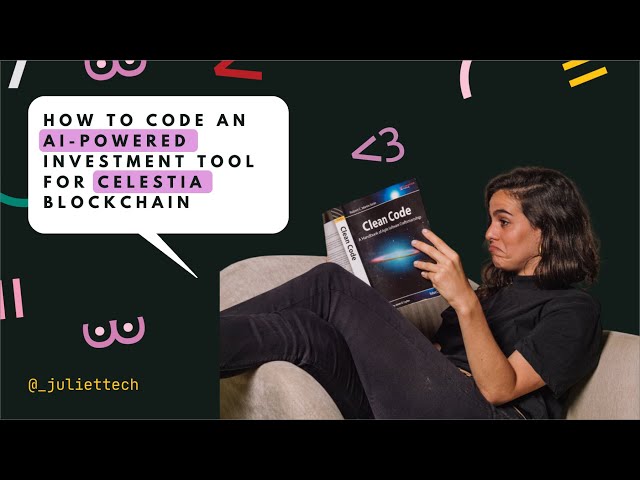 How to code an AI-powered analysis tool for the Celestia blockchain