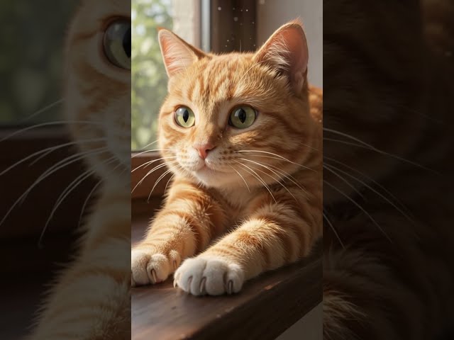 Kucing Oyen AI 3D Realistik 4K