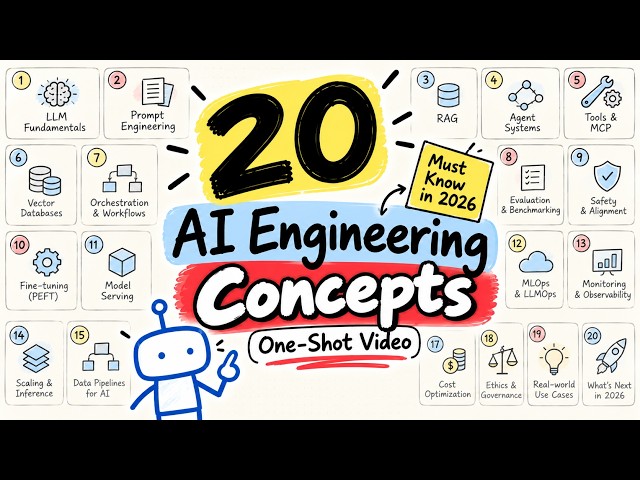 AI Engineering Is Hard Until You Know These 20 Concepts In 2026