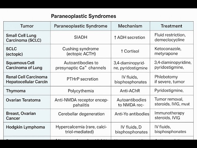 PATHOMA: PARANEOPLASTIC SYNDROME// USMLE STEP 1 podcast