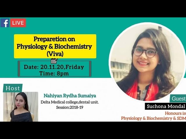 Preparation on Physiology and Biochemistry (Viva)