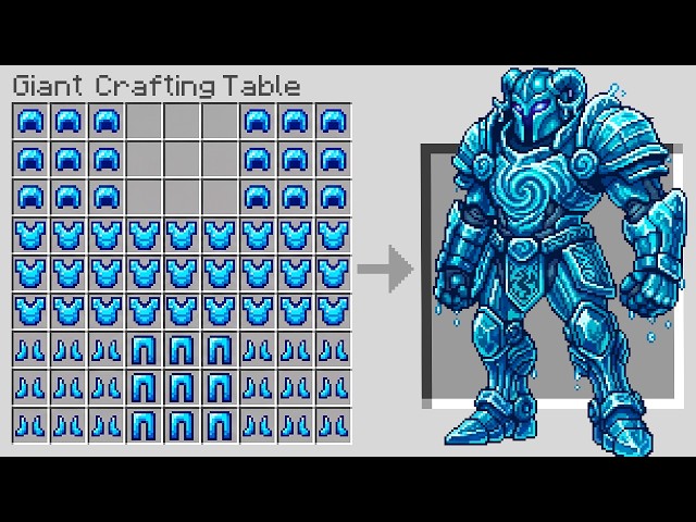 I Can Make GIANT ARMOR in Minecraft!