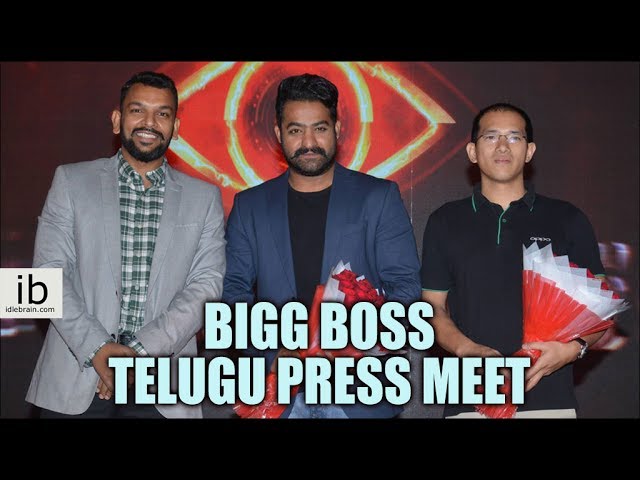 NTR's Bigg Boss Telugu press meet - idlebrain.com