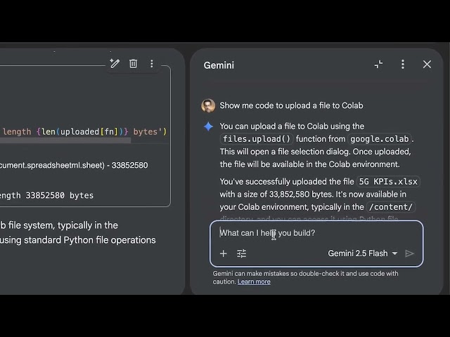 Exploring 5G KPI Report Analysis Using Google Colab (Gemini)