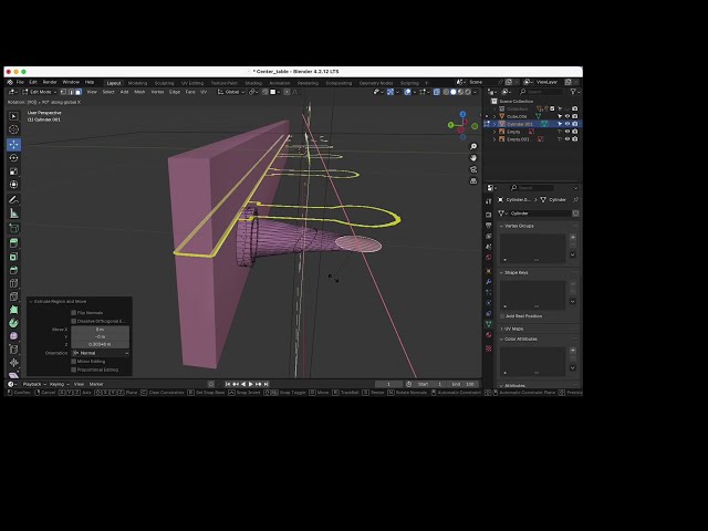 How to make a 3D Hooks Hanger Door #freestor #blender #blender3dmodeling