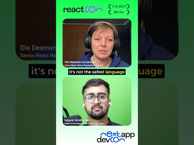 90% of JS Security Issues Exist in React Native Too | Ola Desmurs-Linczewska | reactCon #shorts