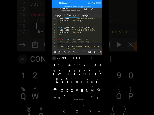 10. Next.js 15 tutorials for beginners with mobile phone(Metadata) 