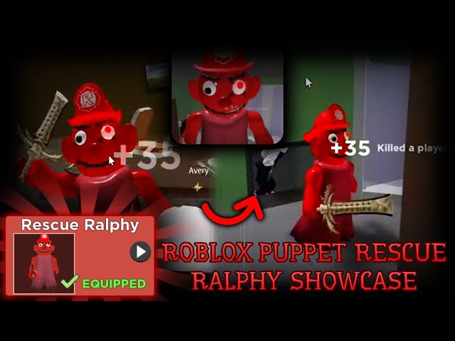 Roblox Puppet | RESCUE RALPHY SHOWCASE! [Survivor Pass]