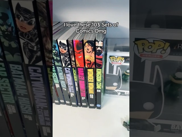 I love these Dc Compact Comics 🩵 #dccomics #batman #superman #wonderwoman #kingdomcome #batmanhush