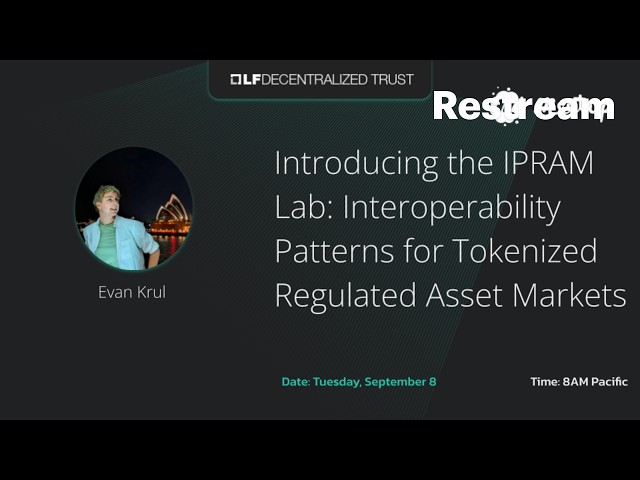 Introducing the IPRAM Lab for Tokenized Regulated Asset Markets