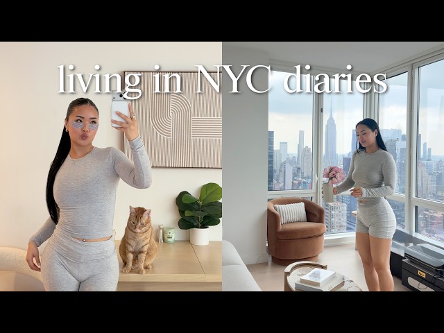productive days living in NYC 🌱 in my single era, faceTime chit chat, self care & healthy habits!