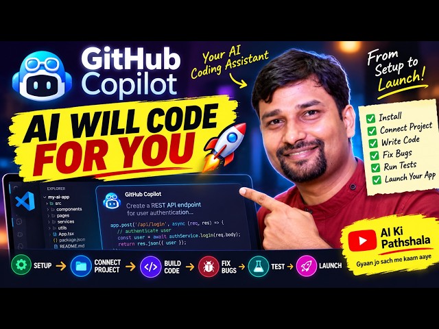 Build Apps with GitHub Copilot 🤯 Connect Your Project & Start Coding with AI