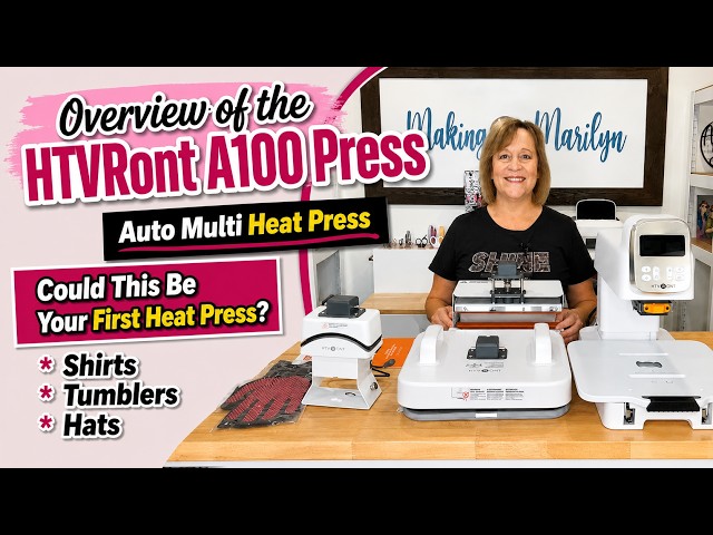 HTVRont A100 Overview #HTVRONT #HTVRONTA100 #Automultiheatpress