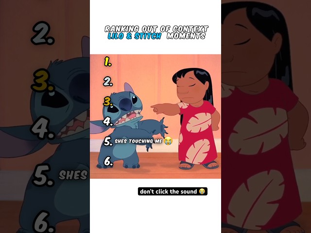 Ranking Lilo And Stitch Moments π