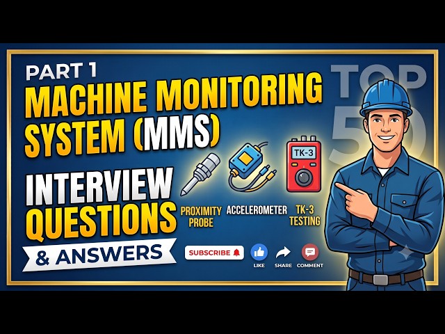 Top 100 Machine Monitoring System (MMS) Interview Questions & Answers (2026)- Part 1