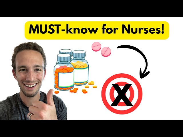 Pharmacology - COMMON Drug Mechanisms! (Nursing, NCLEX, USMLE)