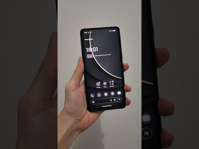 My All-Black (Almost!) Attempt on Pixel 7 Pro #android #customization