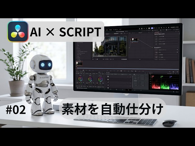 DaVinci Resolve × AI | Creating an Auto-Sorting Script for Video, Audio, and Photos "#2"