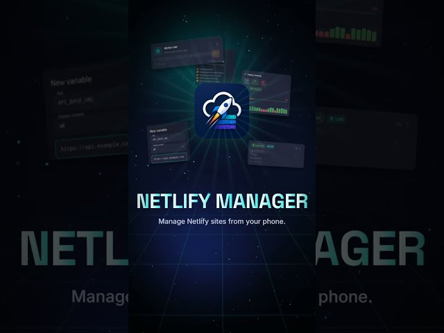 Manage Netlify from your phone 📱🚀 #Netlify #DevOps #shorts