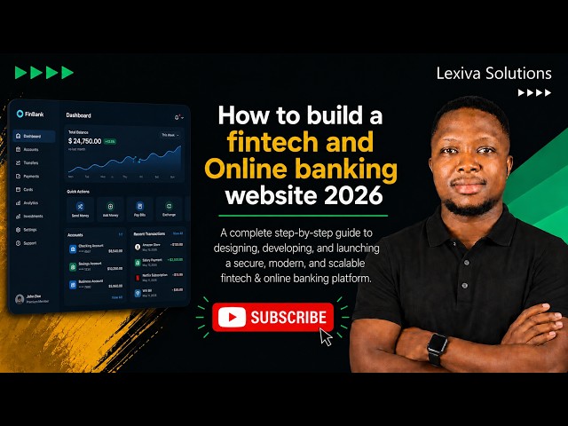 How to Build a Fintech & Online Banking Website in 2026 (Complete Guide)