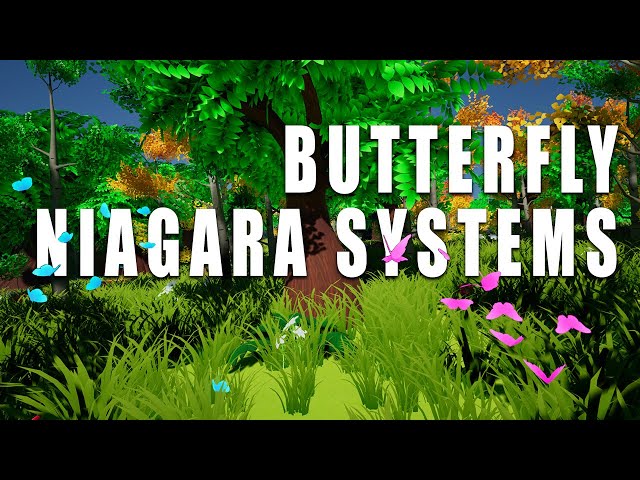 UE5 Butterfly Niagara Systems GPU Particles Part 2