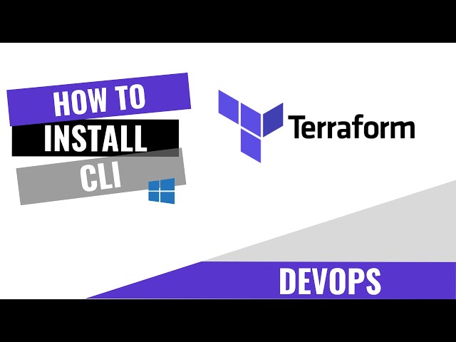 HOW TO INSTALL TERRAFORM CLI ON WINDOWS