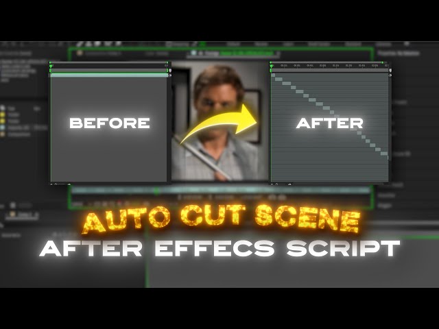Auto Cut Scenes For Your Edit in After Effects | Script to Cut Scene Automatically in After Effects
