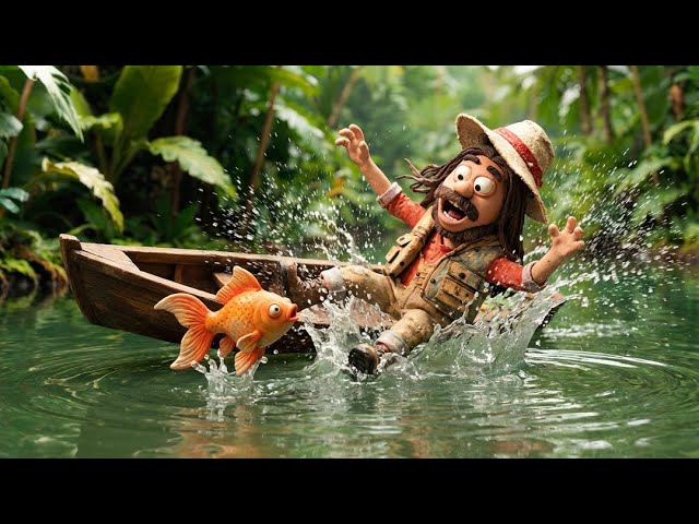 The Fisherman's Unexpected Catch: An AI Animated Video