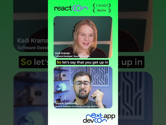 Cold vs Warm App Startup: What Developers Don’t Know | Kadi Kraman | reactCon #shorts