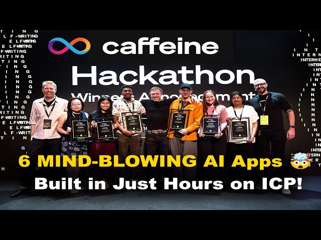 6 INSANE Apps Built by Caffeine.AI on ICP — Hackathon Winners REVEALED in San Francisco!