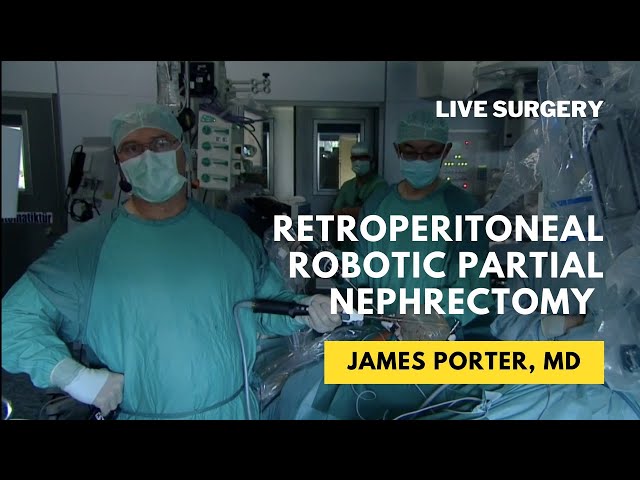 Live Surgery: Retroperitoneal Robotic Partial Nephrectomy Left Side