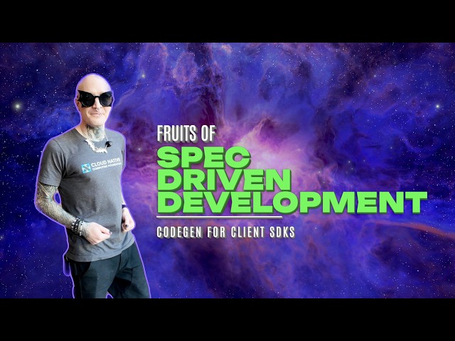 Fruits of Spec-Driven Development (SDD) Part 1: Codegen for Client SDKs