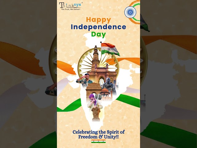 🇮🇳 Thinknyx Technologies wishes you a very Happy Independence Day!#happyindependenceday #thinknyx
