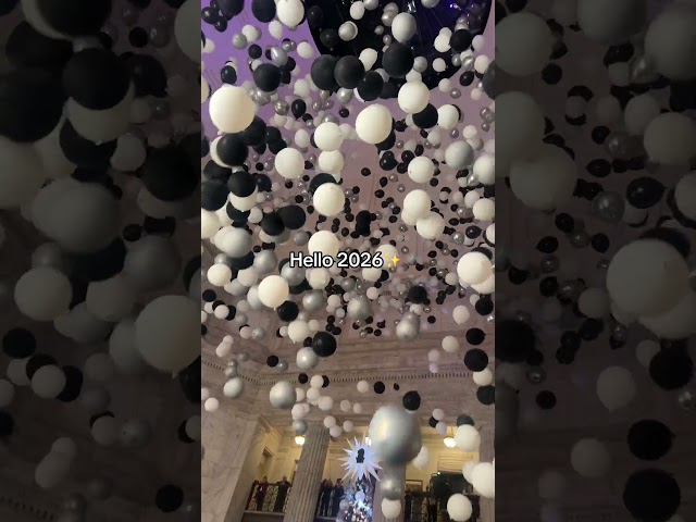 Check out this balloon drop. Happy New Year! #2026 #shorts #nye