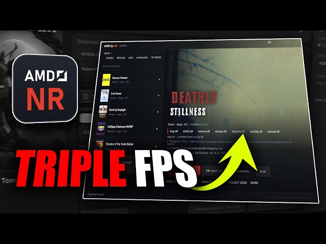 FPS Tripled With DLSS 5 + Multi-Frame Gen On AMD (AMD-NR OptiScaler)