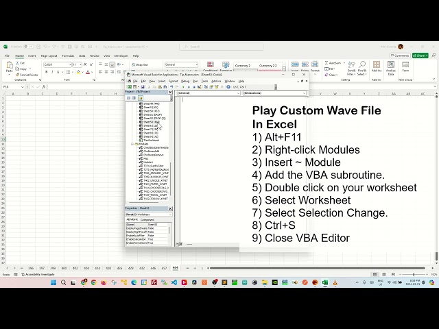 Generate Sound Alerts in Excel - #excel #tips and #tricks